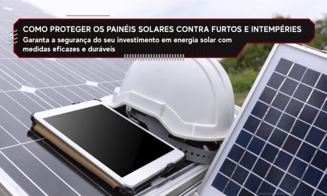 Como Proteger os Painéis Solares Contra Furtos e Intempéries