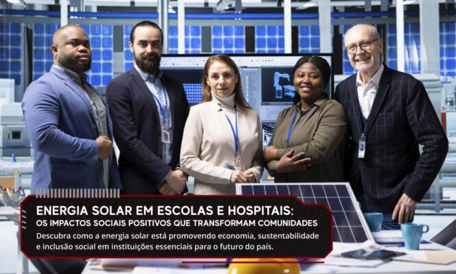 Energia solar em escolas e hospitais: os impactos sociais positivos que transformam comunidades