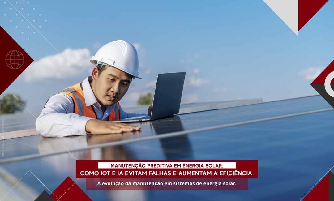 Manutenção preditiva em energia solar com IoT e inteligência artificial: descubra como sensores e IA preveem falhas, reduzem custos e aumentam a eficiência dos painéis solares.