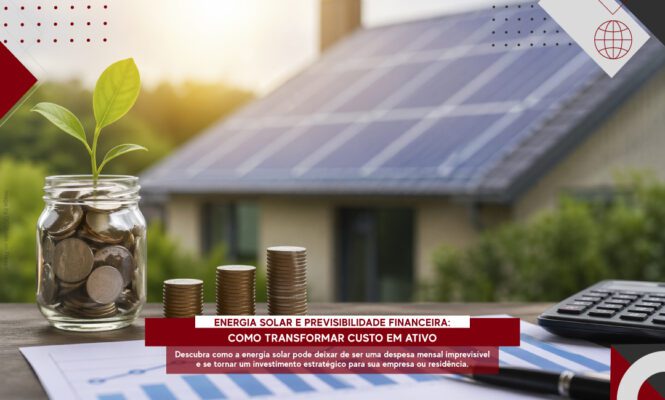 Energia solar e previsibilidade financeira: como transformar custo em ativo