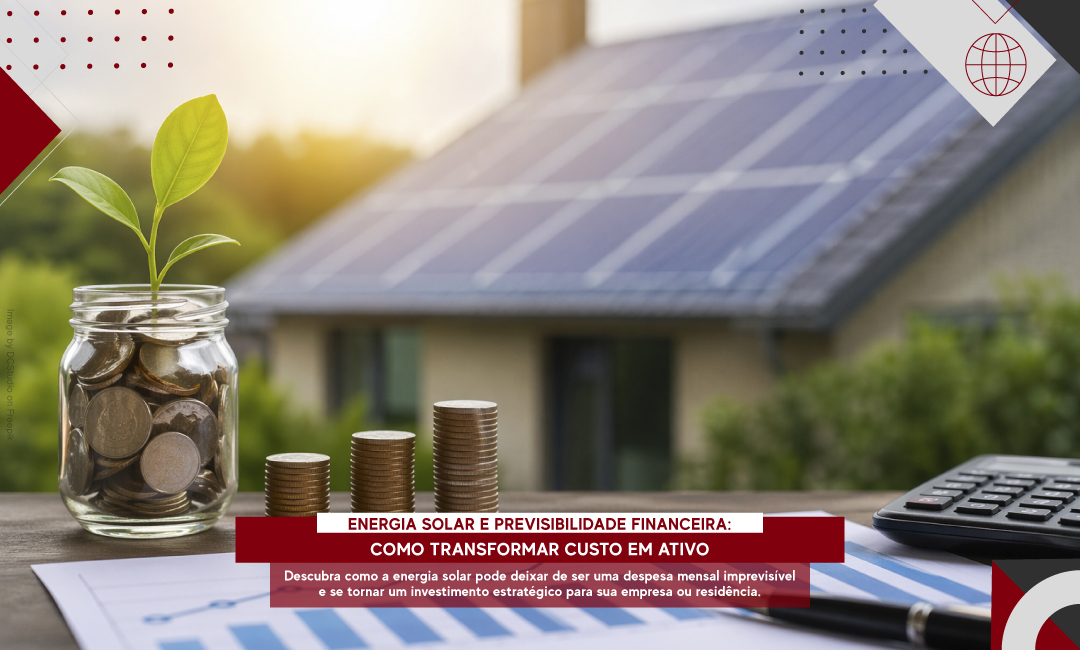 Energia solar e previsibilidade financeira: como transformar custo em ativo